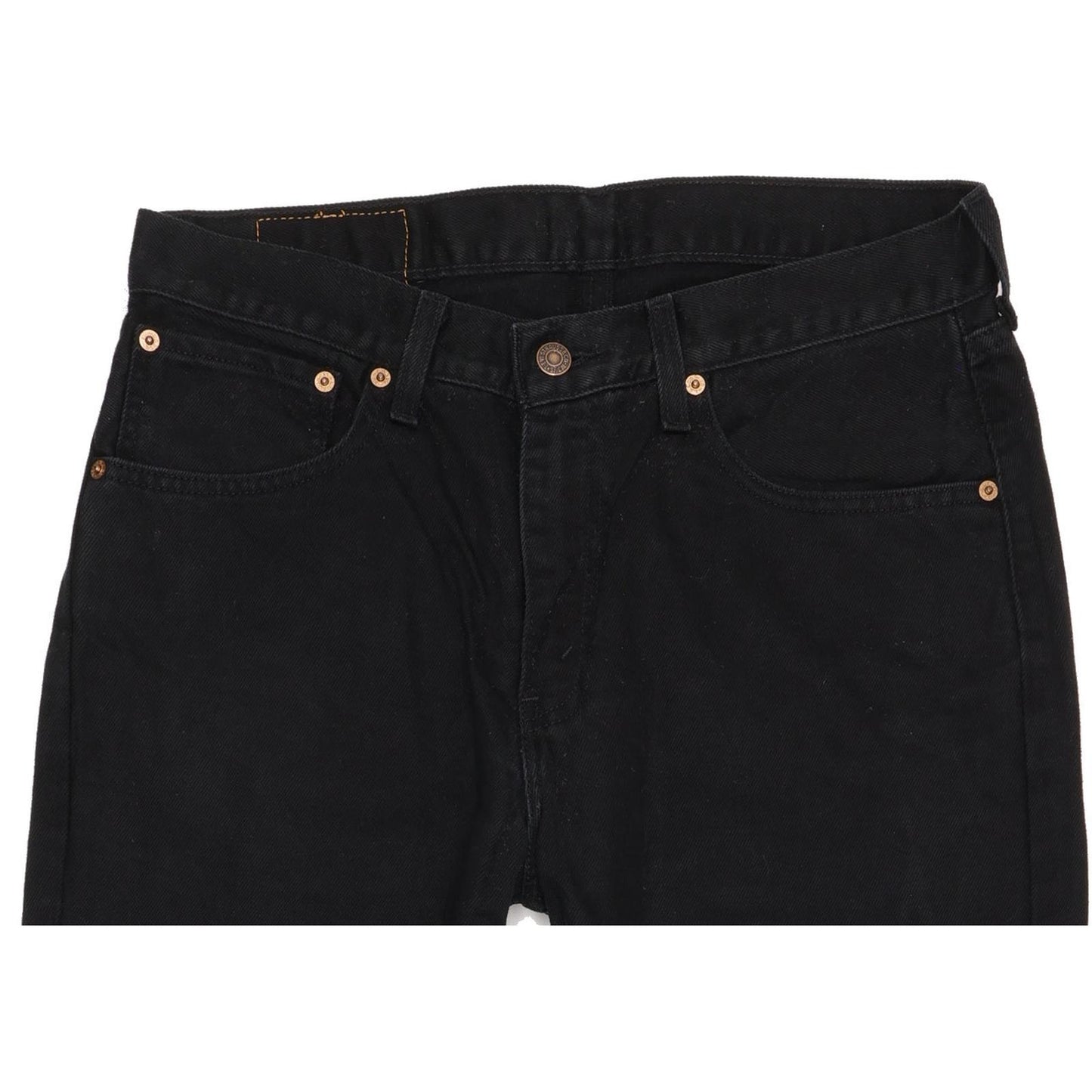 Levi's 751 Men Black Straight Regular Jeans W33 L31