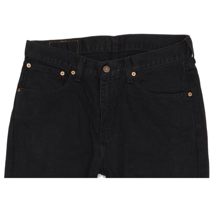 Levi's 751 Men Black Straight Regular Jeans W33 L31