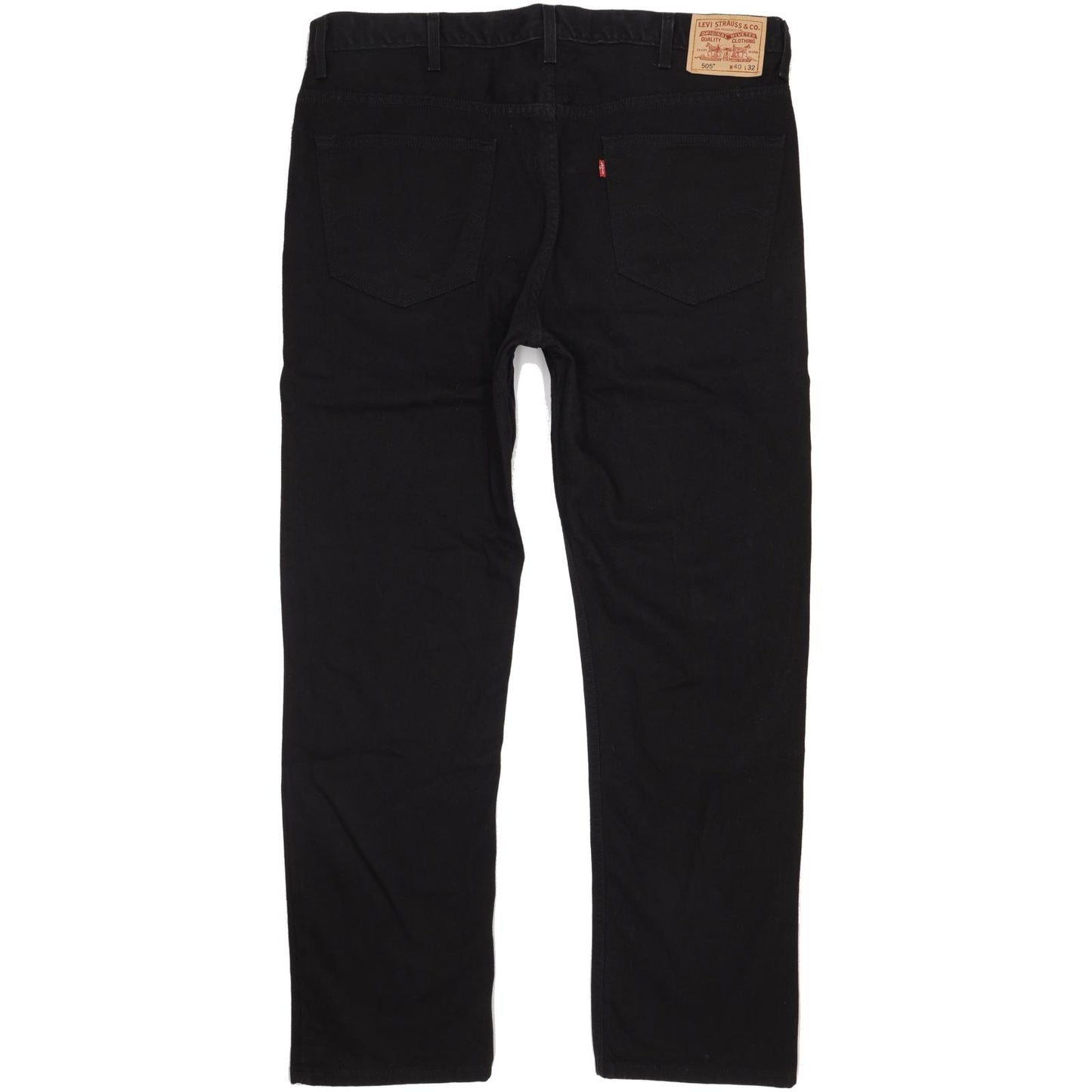 Levi's 505 Men Black Straight Regular Jeans W40 L32