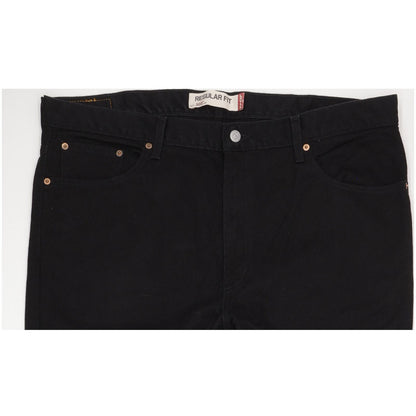 Levi's 505 Men Black Straight Regular Jeans W40 L32