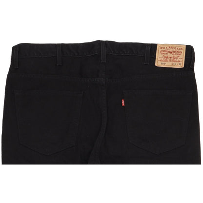 Levi's 505 Men Black Straight Regular Jeans W40 L32