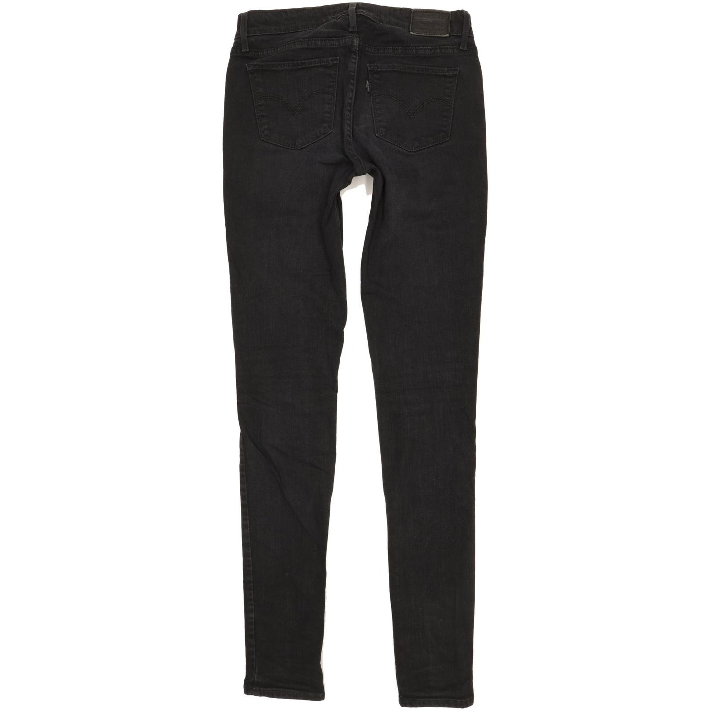 Levi's 711 Women Black Skinny Slim Stretch Jeans W27 L33