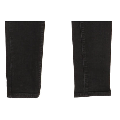Levi's 711 Women Black Skinny Slim Stretch Jeans W27 L33
