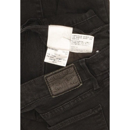 Levi's 711 Women Black Skinny Slim Stretch Jeans W27 L33