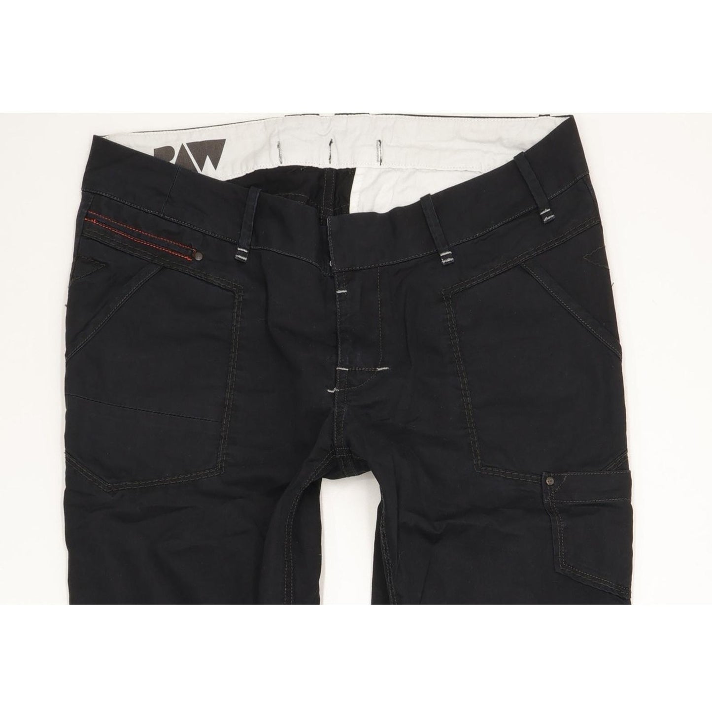 G-Star Women Black Straight Slim Jeans W27 L32