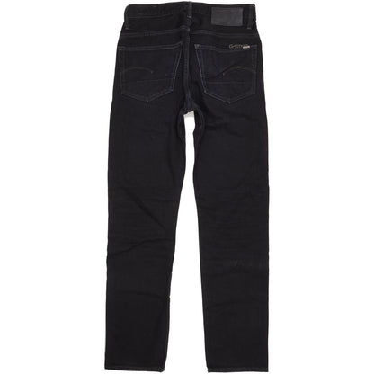 G-Star 3301 Men Black Straight Regular Jeans W32 L33