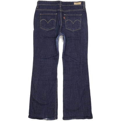 Levi's Women Blue Bootcut Regular Stretch Jeans W32 L30
