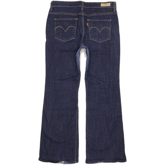 Levi's Women Blue Bootcut Regular Stretch Jeans W32 L30