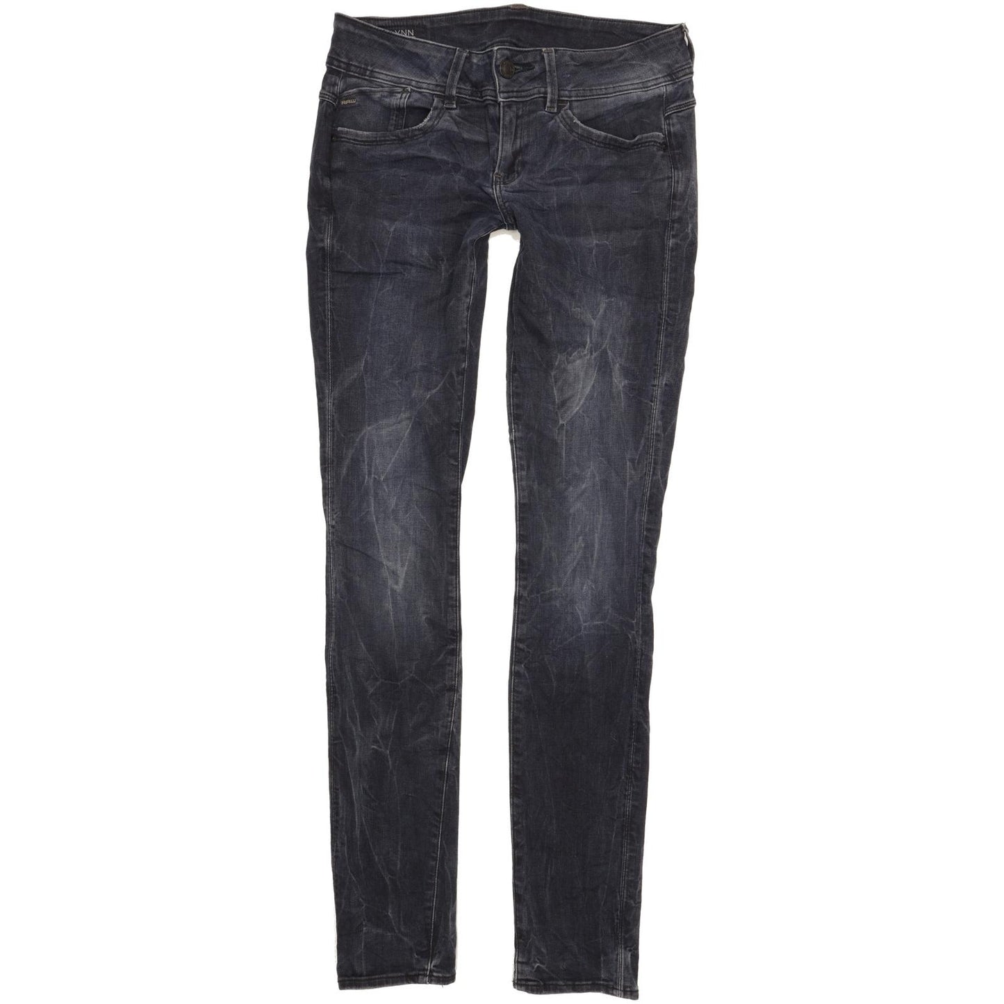 G-Star Lynn Mid Women Navy Skinny Slim Stretch Jeans W29 L34