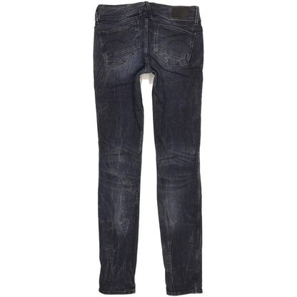 G-Star Lynn Mid Women Navy Skinny Slim Stretch Jeans W29 L34