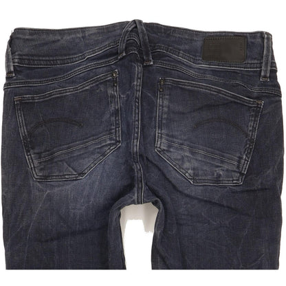 G-Star Lynn Mid Women Navy Skinny Slim Stretch Jeans W29 L34