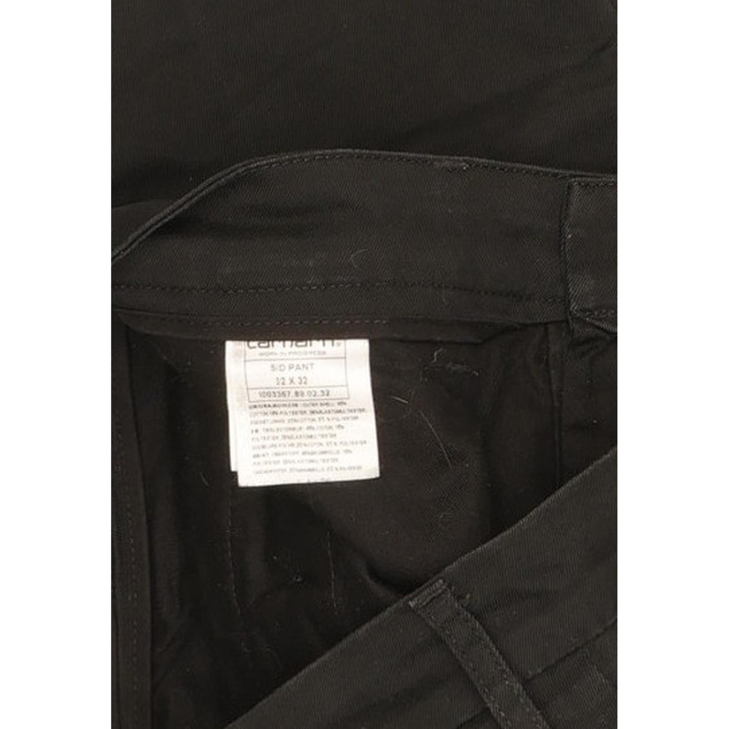 Carhartt Sid Men Black Straight Regular Jeans W32 L31