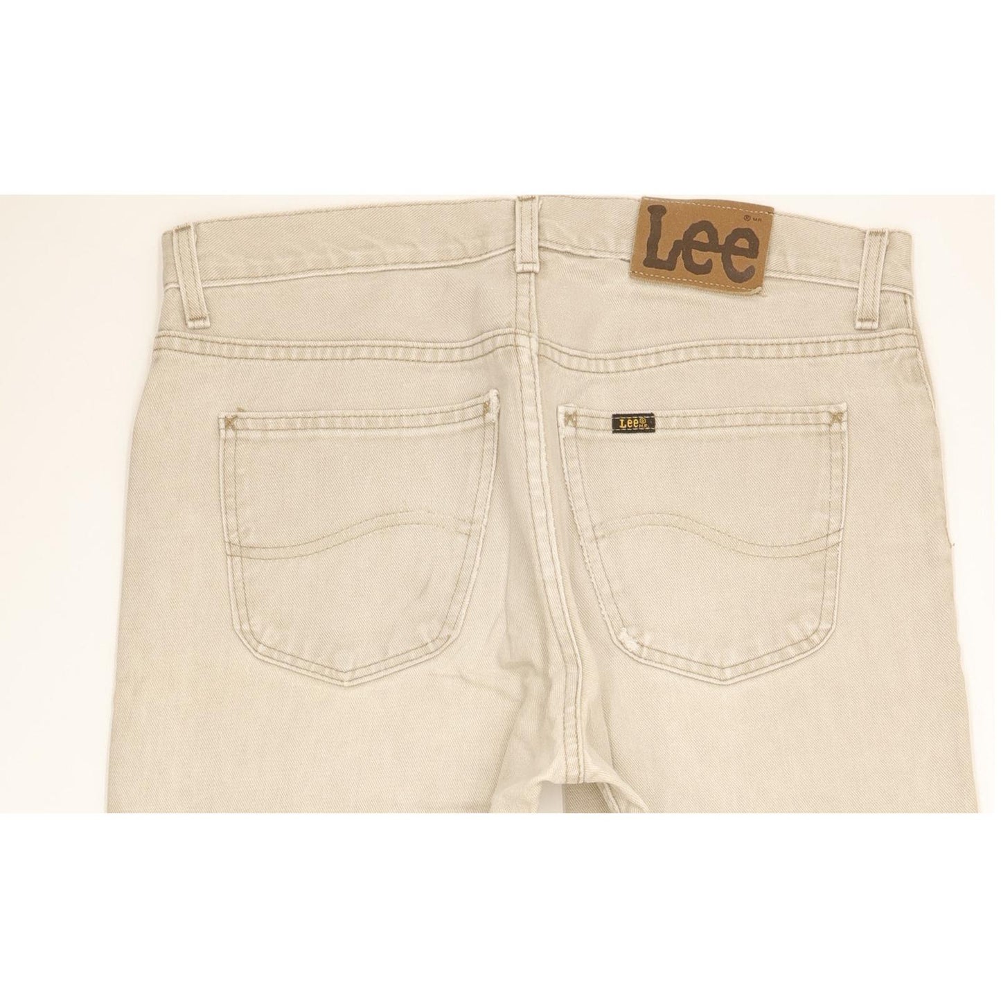 Lee Brooklyn Men Beige Straight Regular Jeans W34 L34