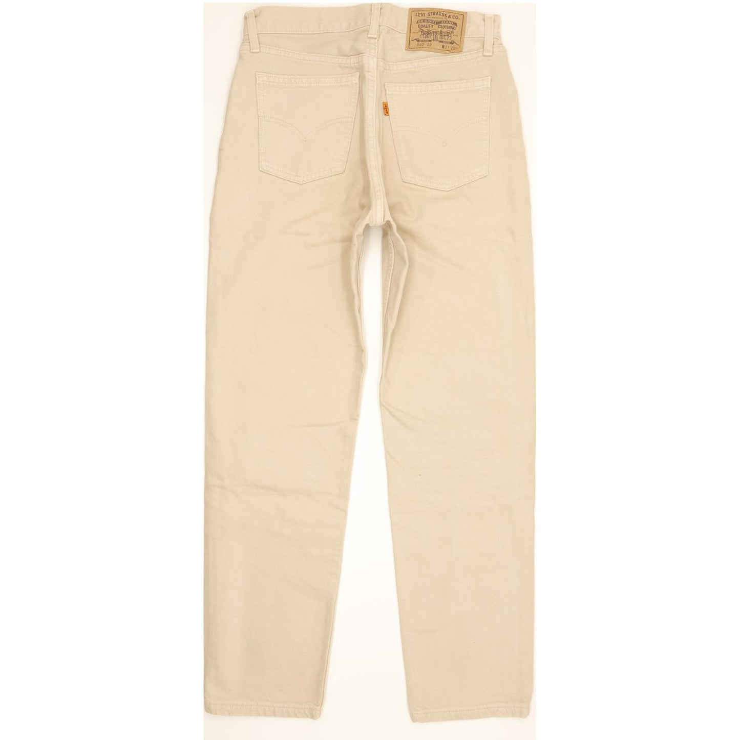 Levi's 882 Men Beige Straight Regular Jeans W30 L29