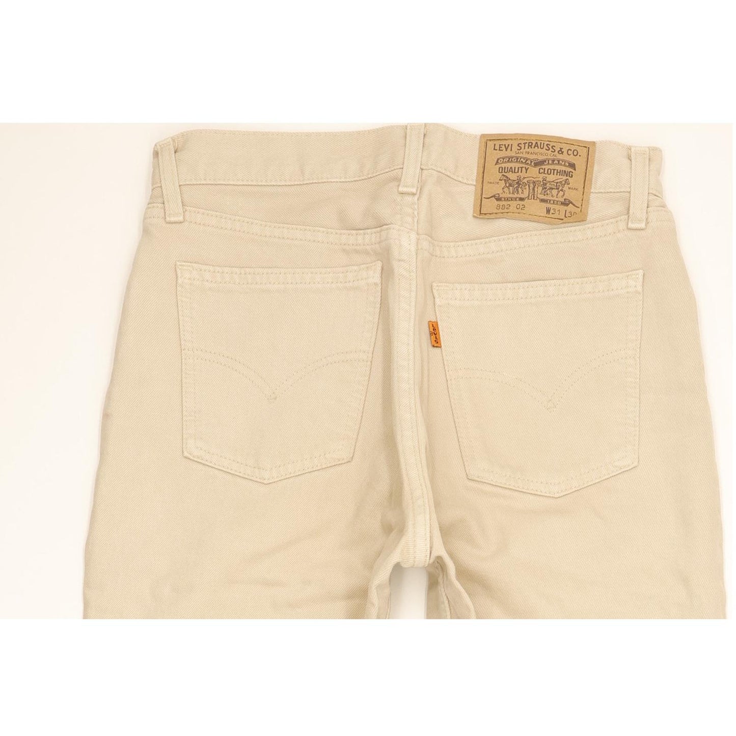 Levi's 882 Men Beige Straight Regular Jeans W30 L29