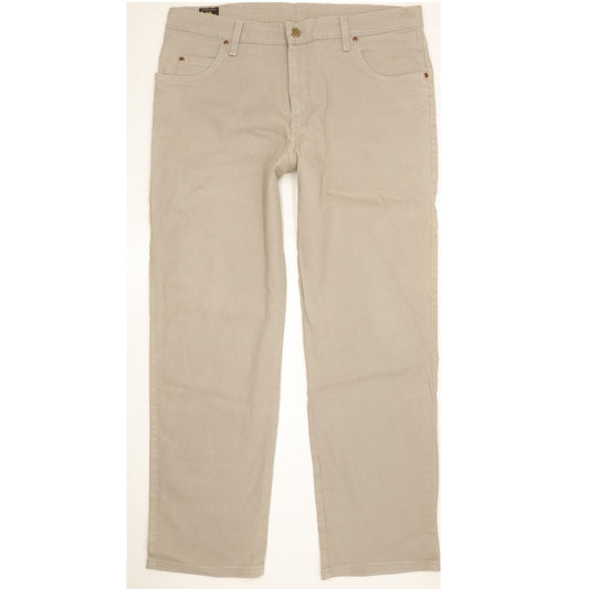 Lee Brooklyn Men Grey Straight Regular Stretch Jeans W38 L32