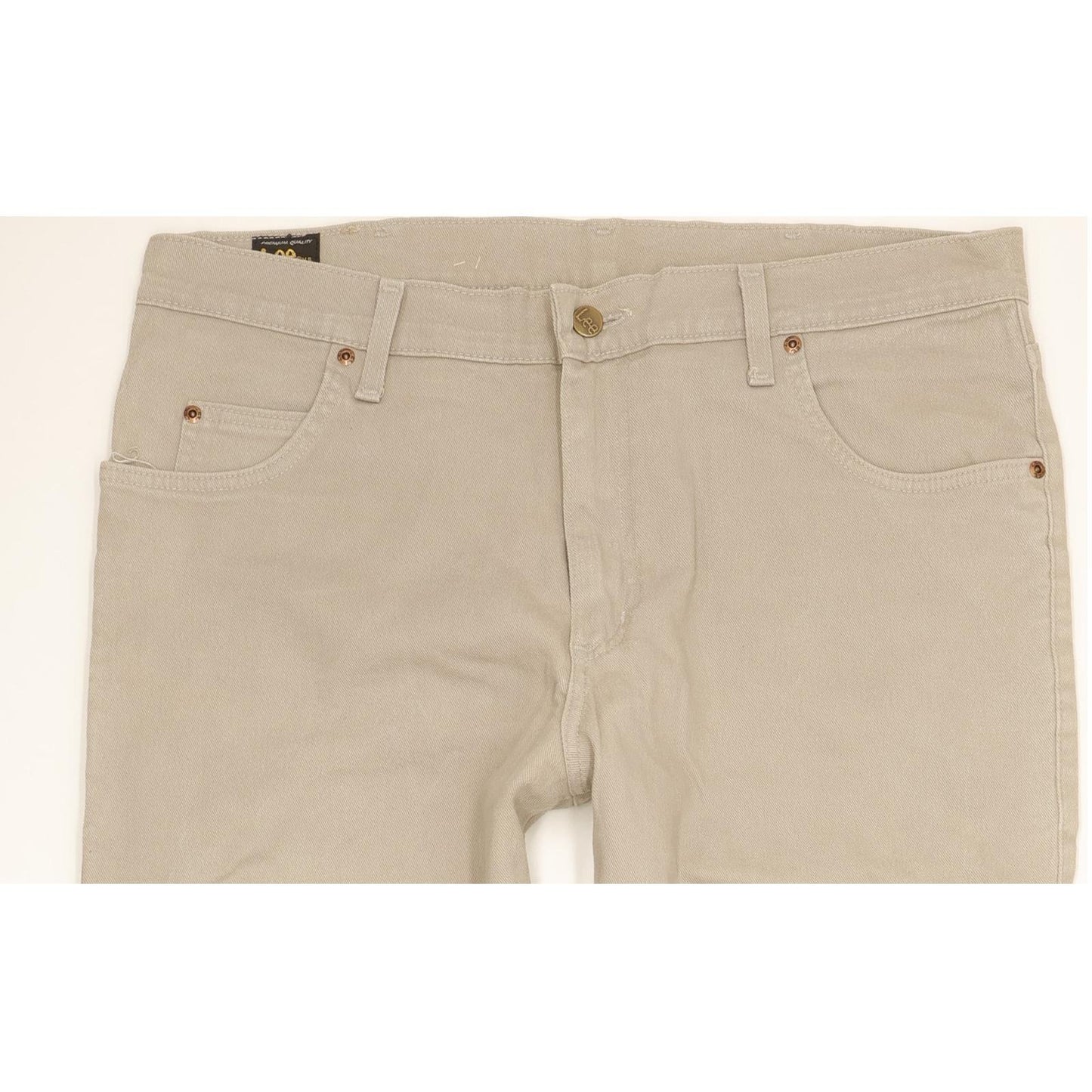 Lee Brooklyn Men Grey Straight Regular Stretch Jeans W38 L32