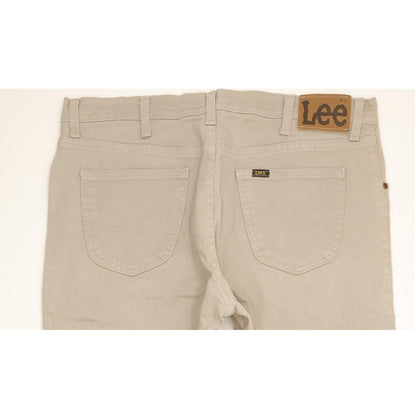Lee Brooklyn Men Grey Straight Regular Stretch Jeans W38 L32