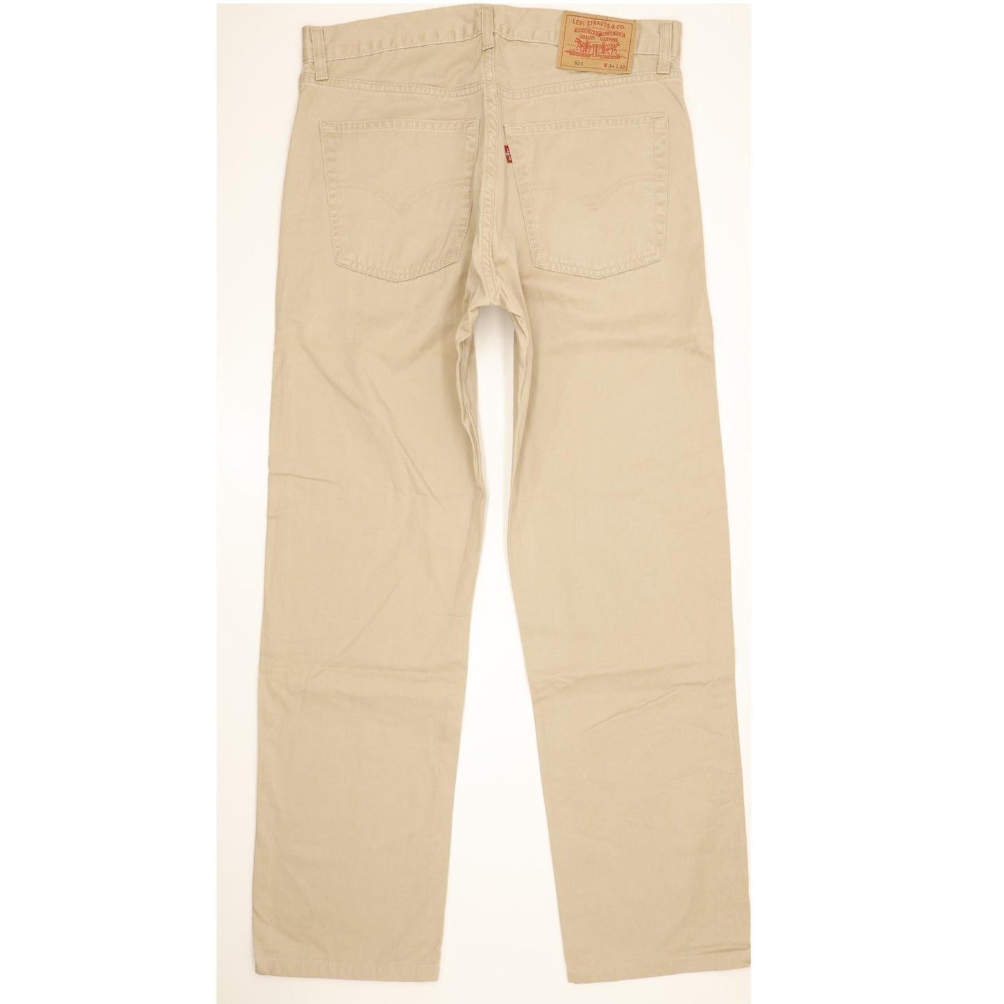 Levi's 521 Men Beige Straight Regular Jeans W34 L31