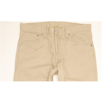Levi's 521 Men Beige Straight Regular Jeans W34 L31