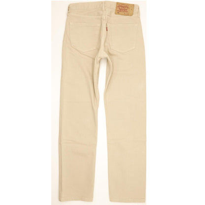 Levi's 501 Men Beige Straight Regular Jeans W31 L32