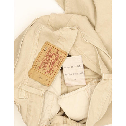 Levi's 501 Men Beige Straight Regular Jeans W31 L32