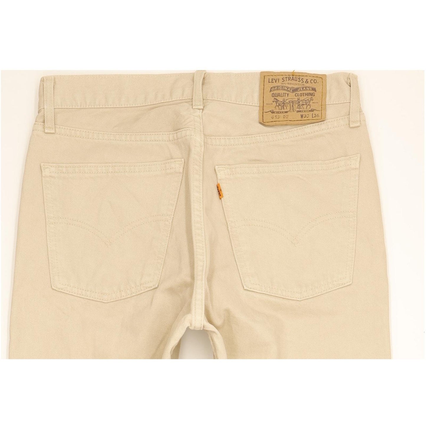 Levi's 615 Men Beige Straight Regular Jeans W32 L35