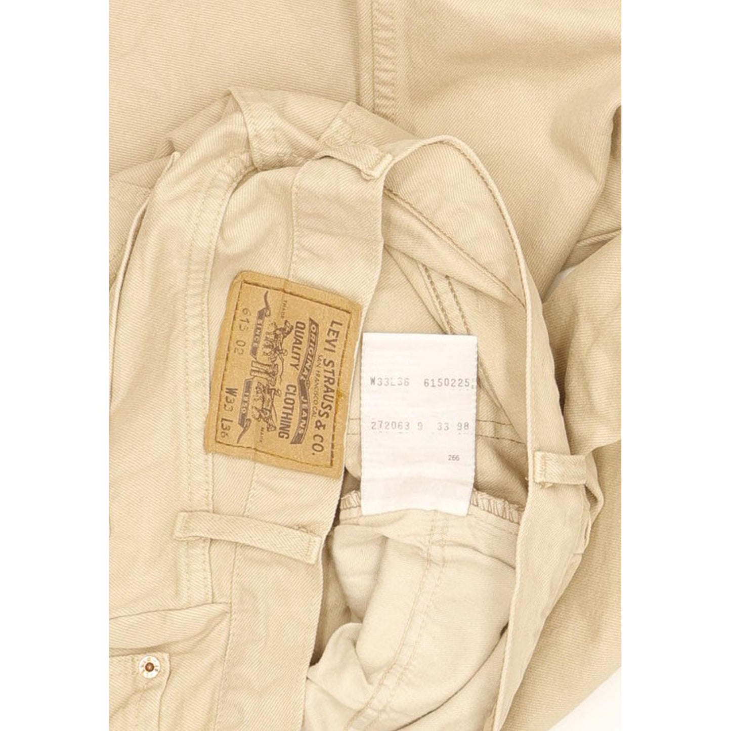 Levi's 615 Men Beige Straight Regular Jeans W32 L35