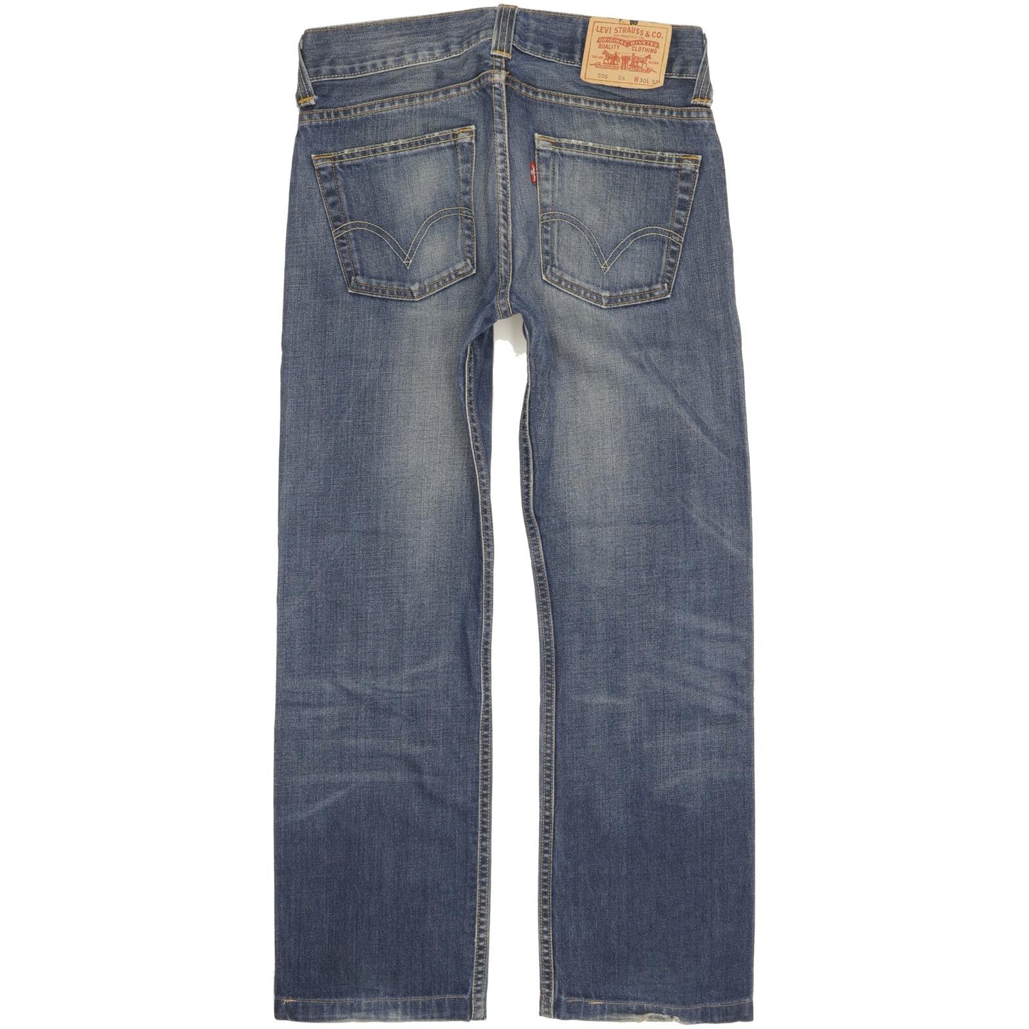 Levi's 506 Men Blue Straight Regular Jeans W30 L29