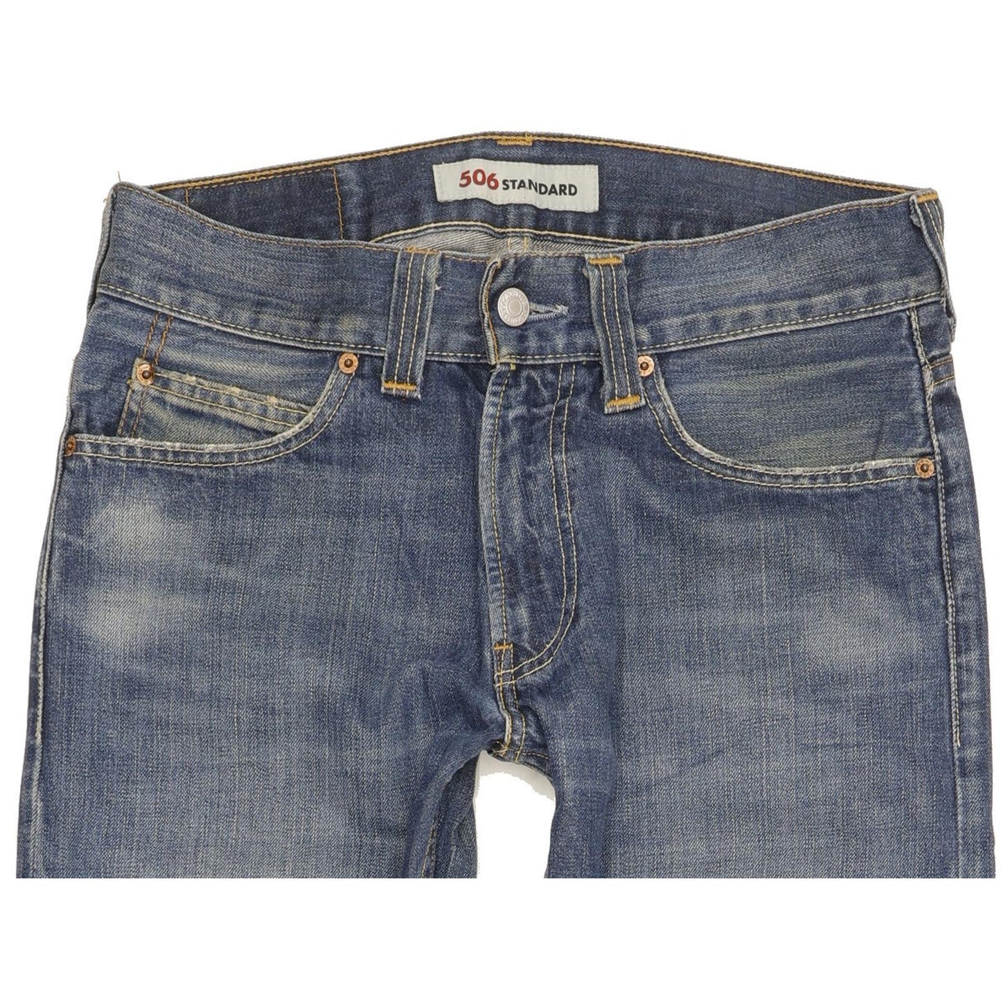 Levi's 506 Men Blue Straight Regular Jeans W30 L29