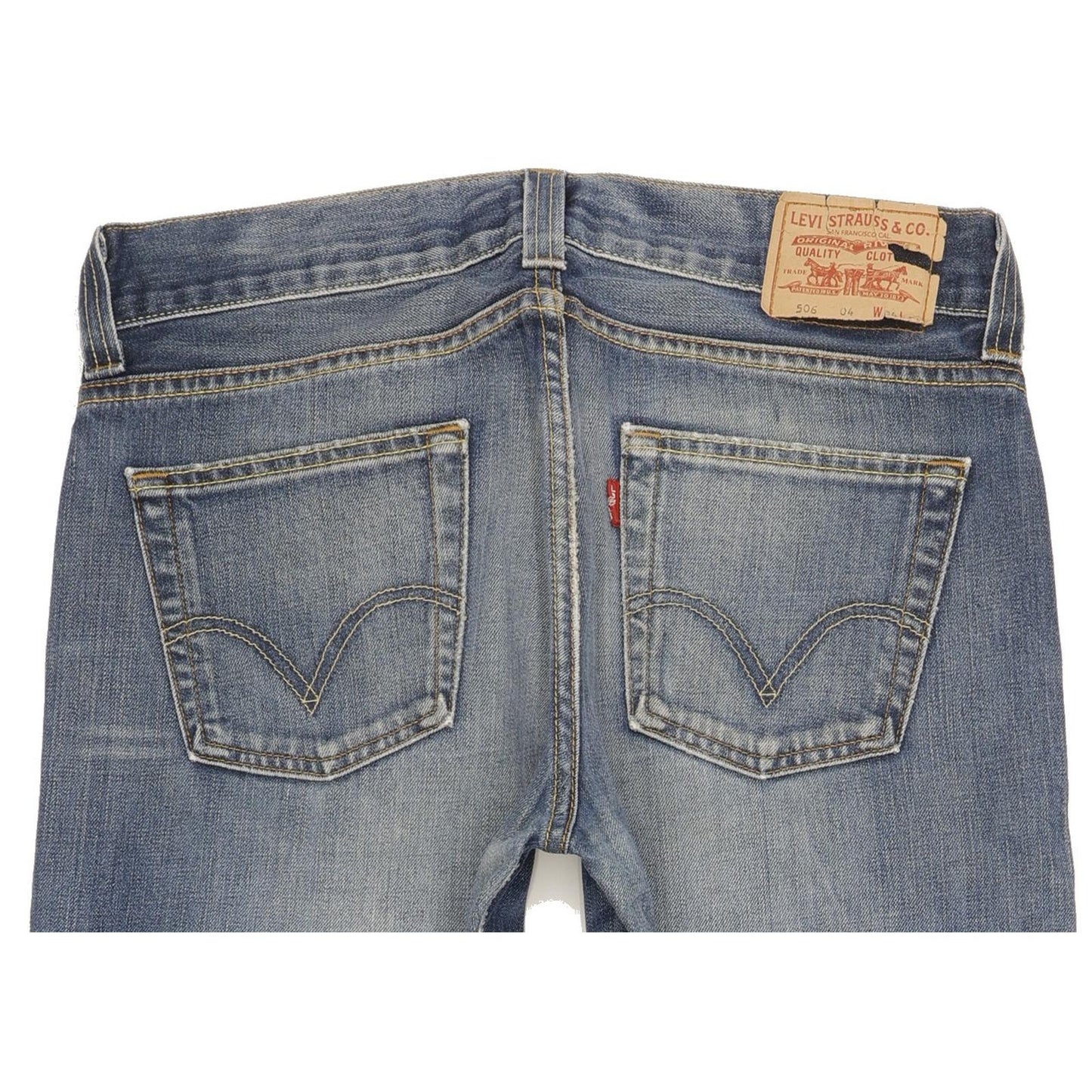 Levi's 506 Men Blue Straight Regular Jeans W34 L34