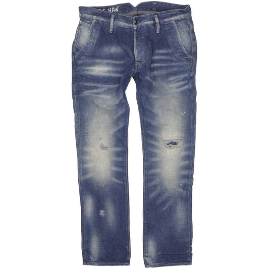 G-Star Re State Men Blue Tapered Slim Chino Jeans W32 L32
