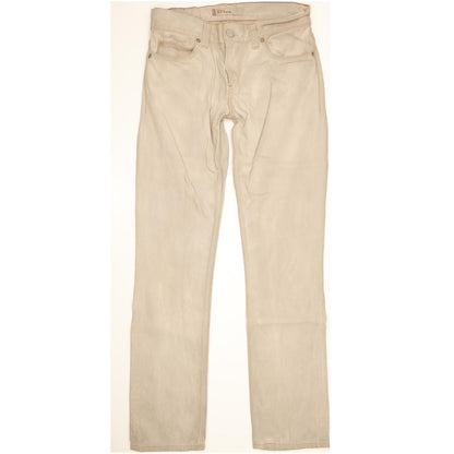 Levi's 511 Men Beige Straight Slim Jeans W32 L34