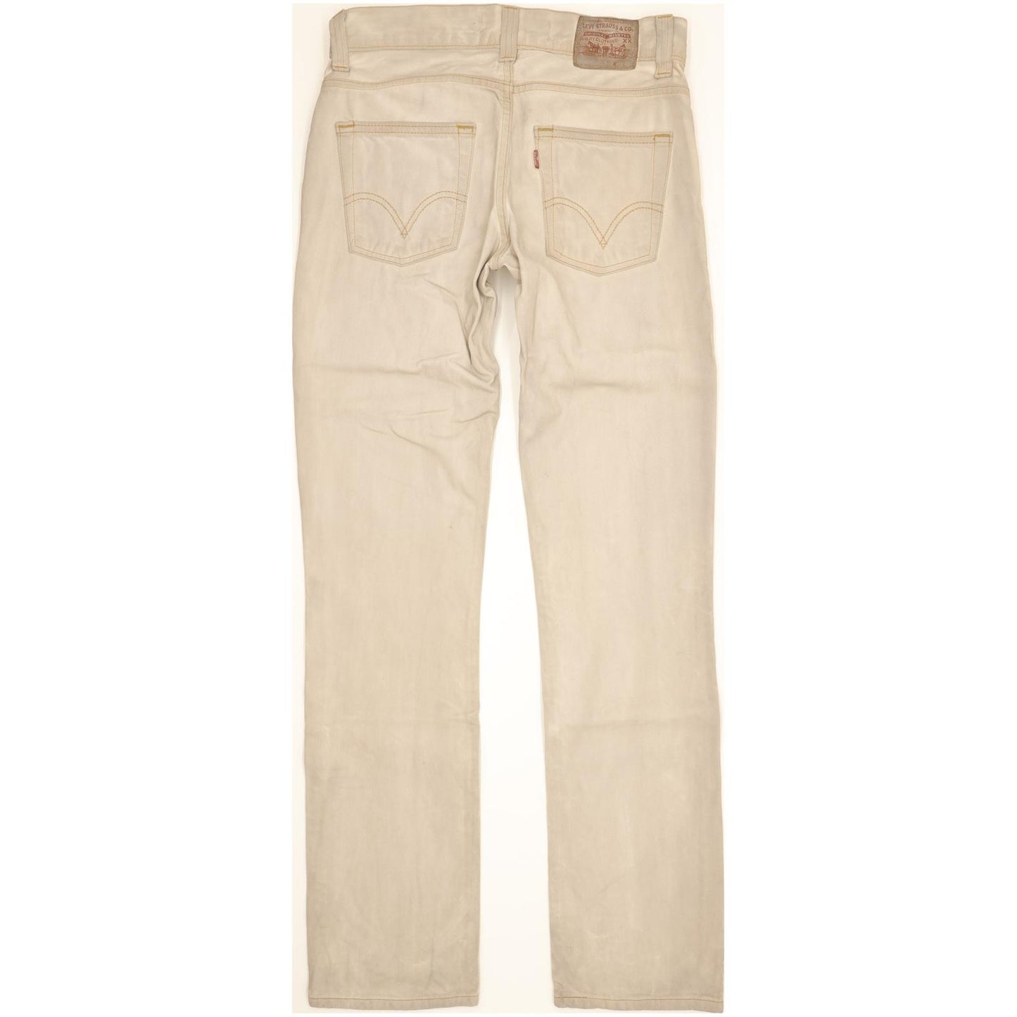 Levi's 511 Men Beige Straight Slim Jeans W32 L34