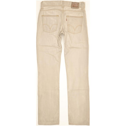 Levi's 511 Men Beige Straight Slim Jeans W32 L34