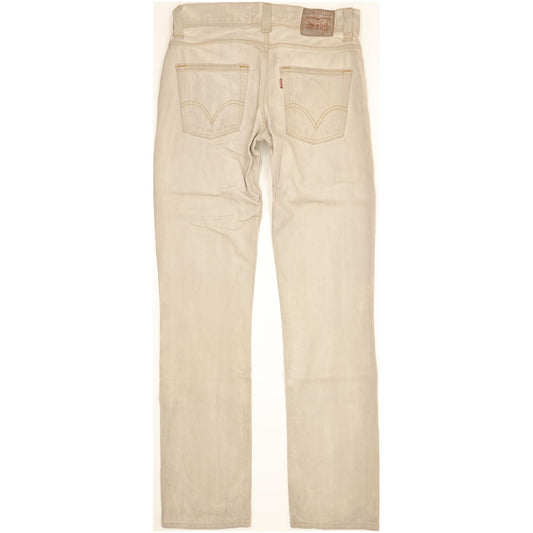 Levi's 511 Men Beige Straight Slim Jeans W32 L34