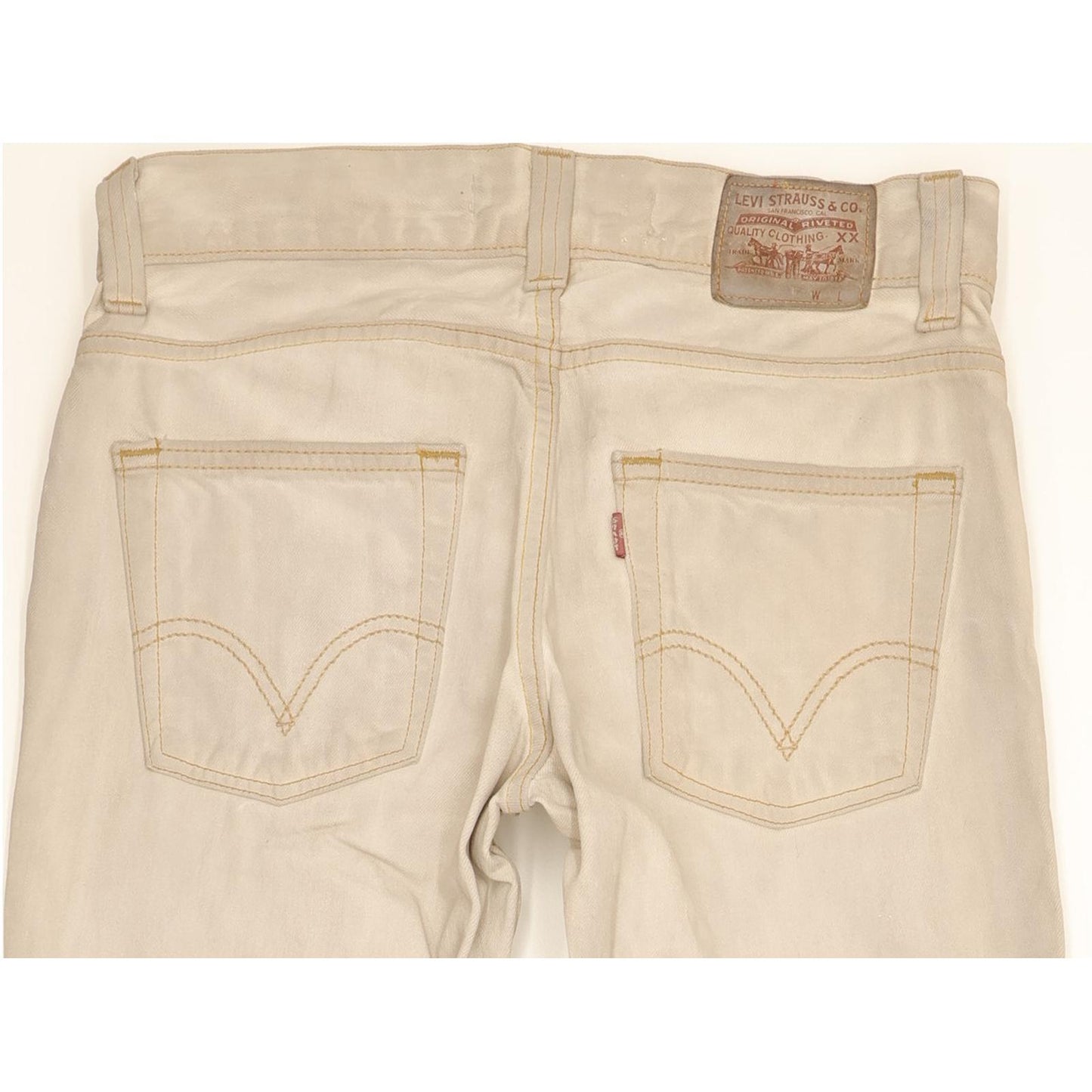 Levi's 511 Men Beige Straight Slim Jeans W32 L34