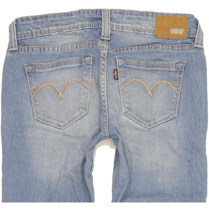 Levi's Demi Curve Women Blue Skinny Slim Stretch Jeans W26 L34