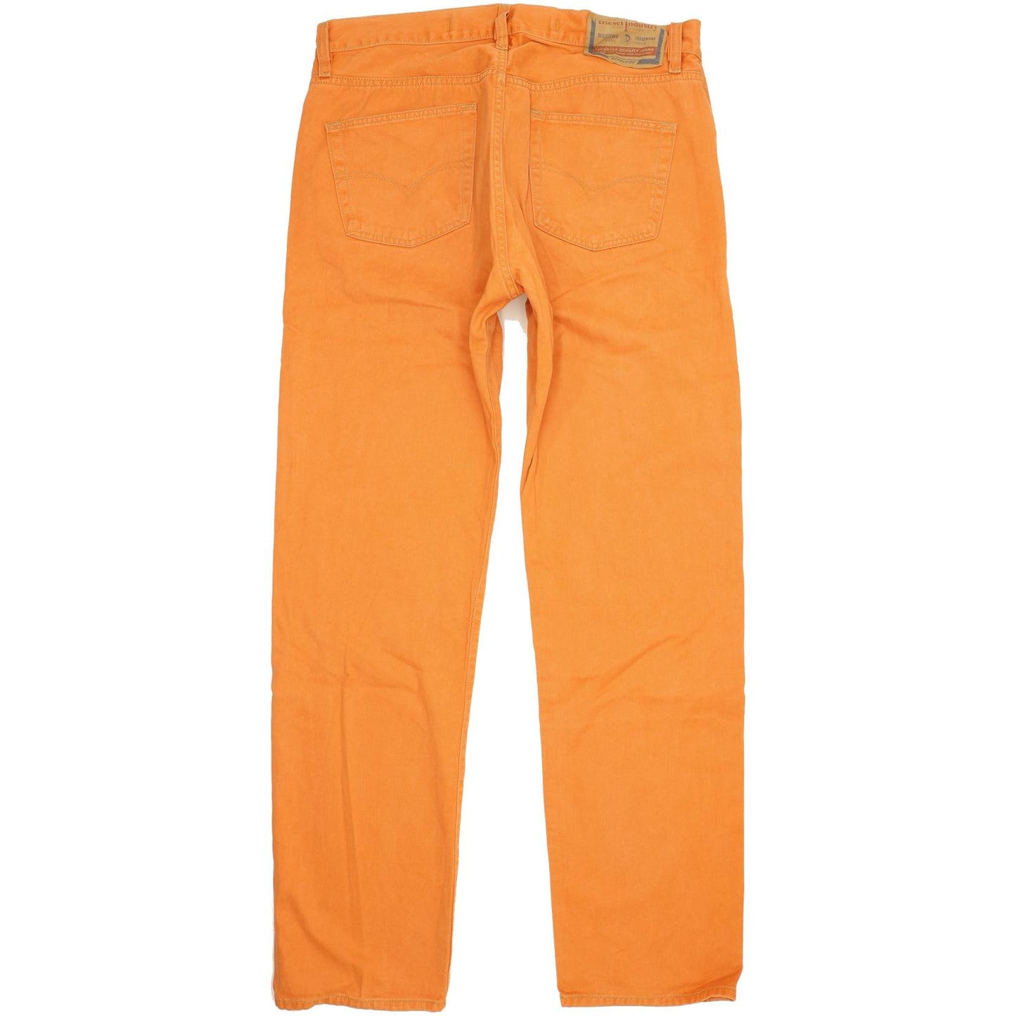 Diesel Keetar Orange Men Straight Regular Jeans W36 L34