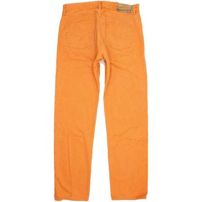 Diesel Keetar Orange Men Straight Regular Jeans W36 L34