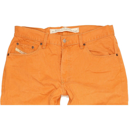 Diesel Keetar Orange Men Straight Regular Jeans W36 L34
