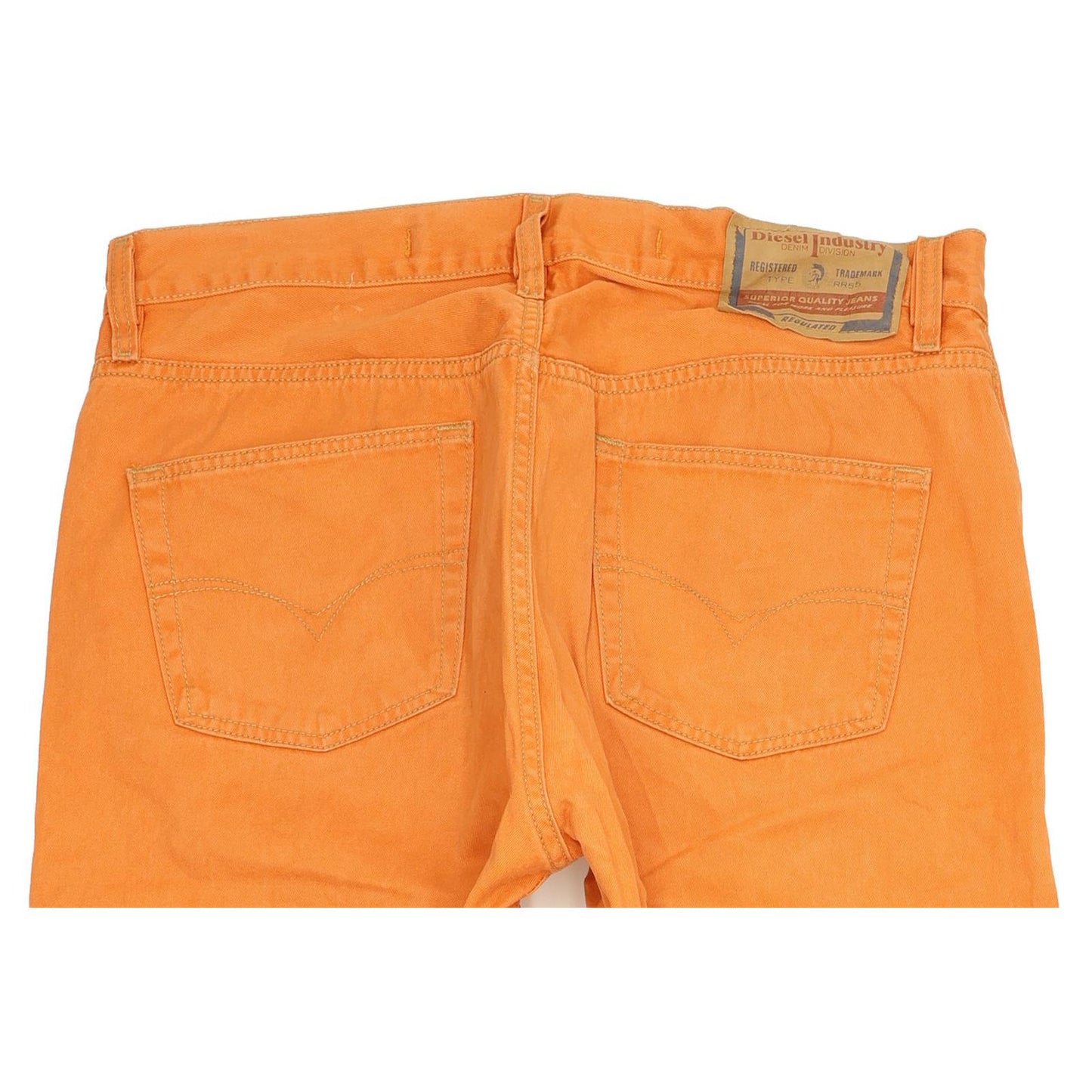 Diesel Keetar Orange Men Straight Regular Jeans W36 L34