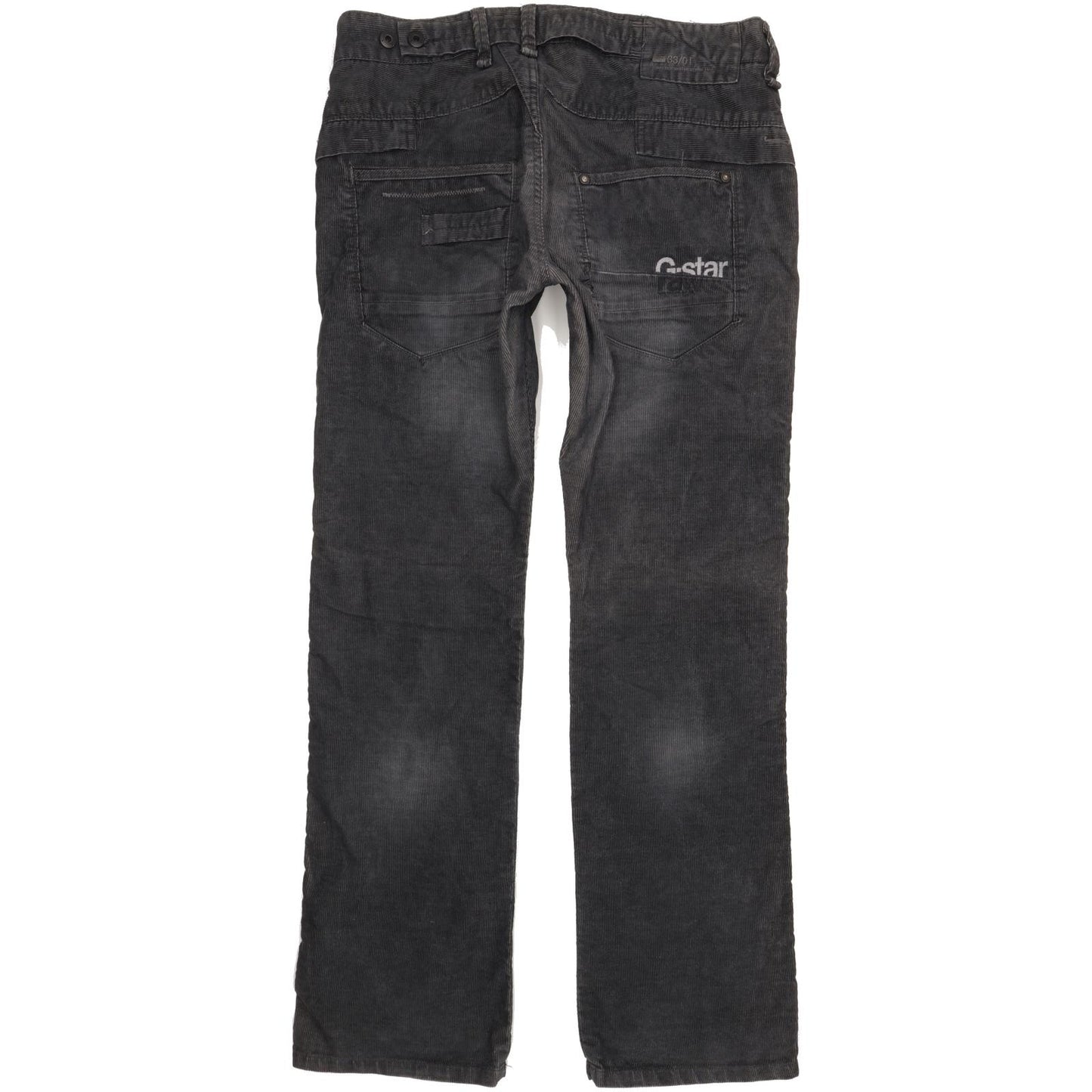 G-Star Raff Radar Men Charcoal Straight Regular Trousers W36 L34