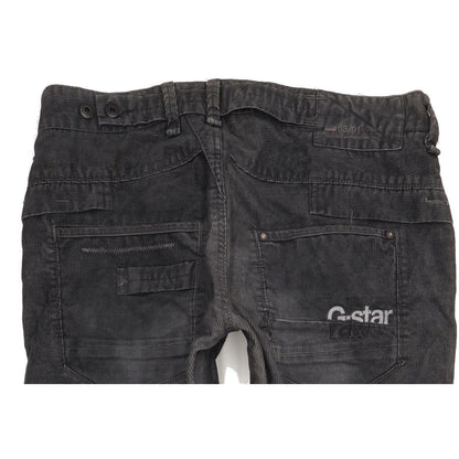 G-Star Raff Radar Men Charcoal Straight Regular Trousers W36 L34