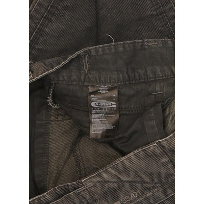 G-Star Raff Radar Men Charcoal Straight Regular Trousers W36 L34