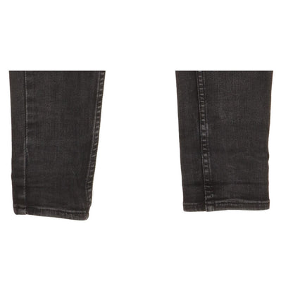 Levi's 710 Super Women Black Skinny Slim Stretch Jeans W27 L30
