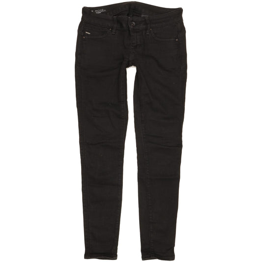 G-Star Midge Women Black Skinny Slim Stretch Jeans W27 L29