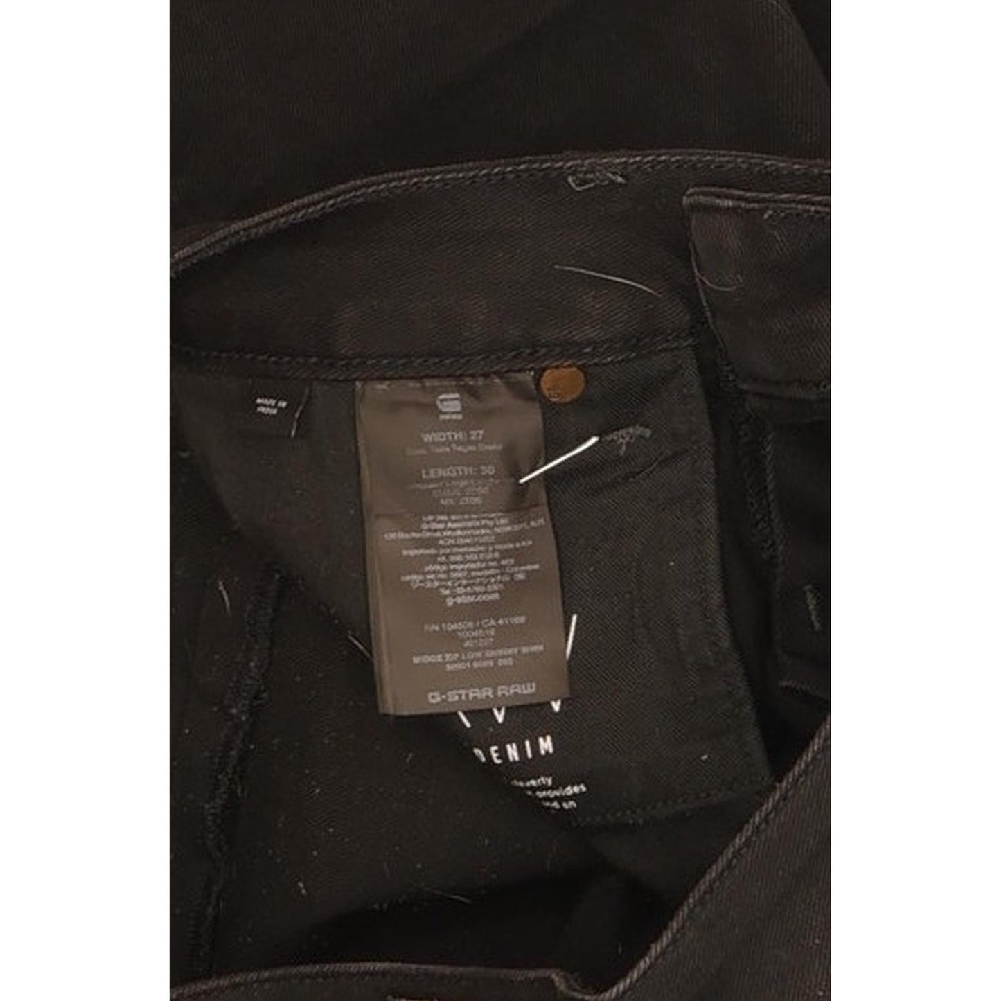 G-Star Midge Women Black Skinny Slim Stretch Jeans W27 L29
