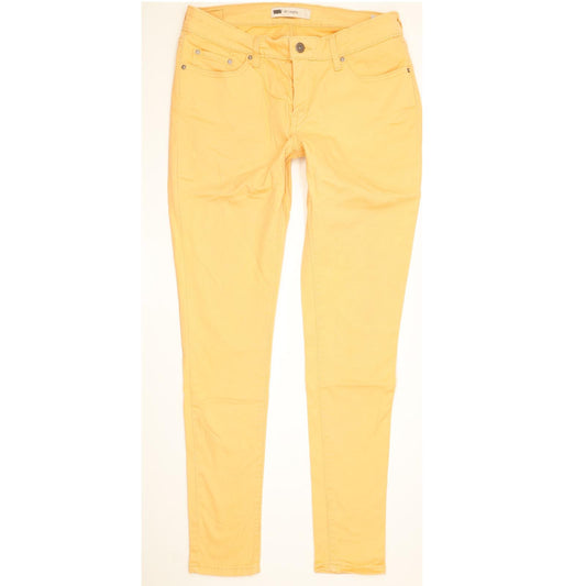 Levi's Orange 535 Women Skinny Slim Stretch Jeans W32 L32