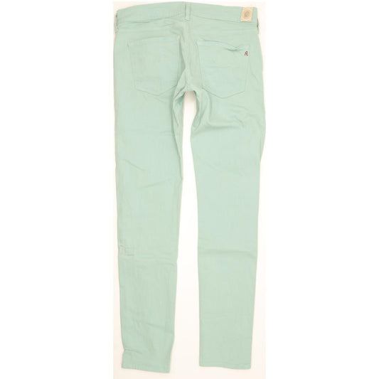 Replay Tracie Women Green Skinny Slim Stretch Jeans W28 L31